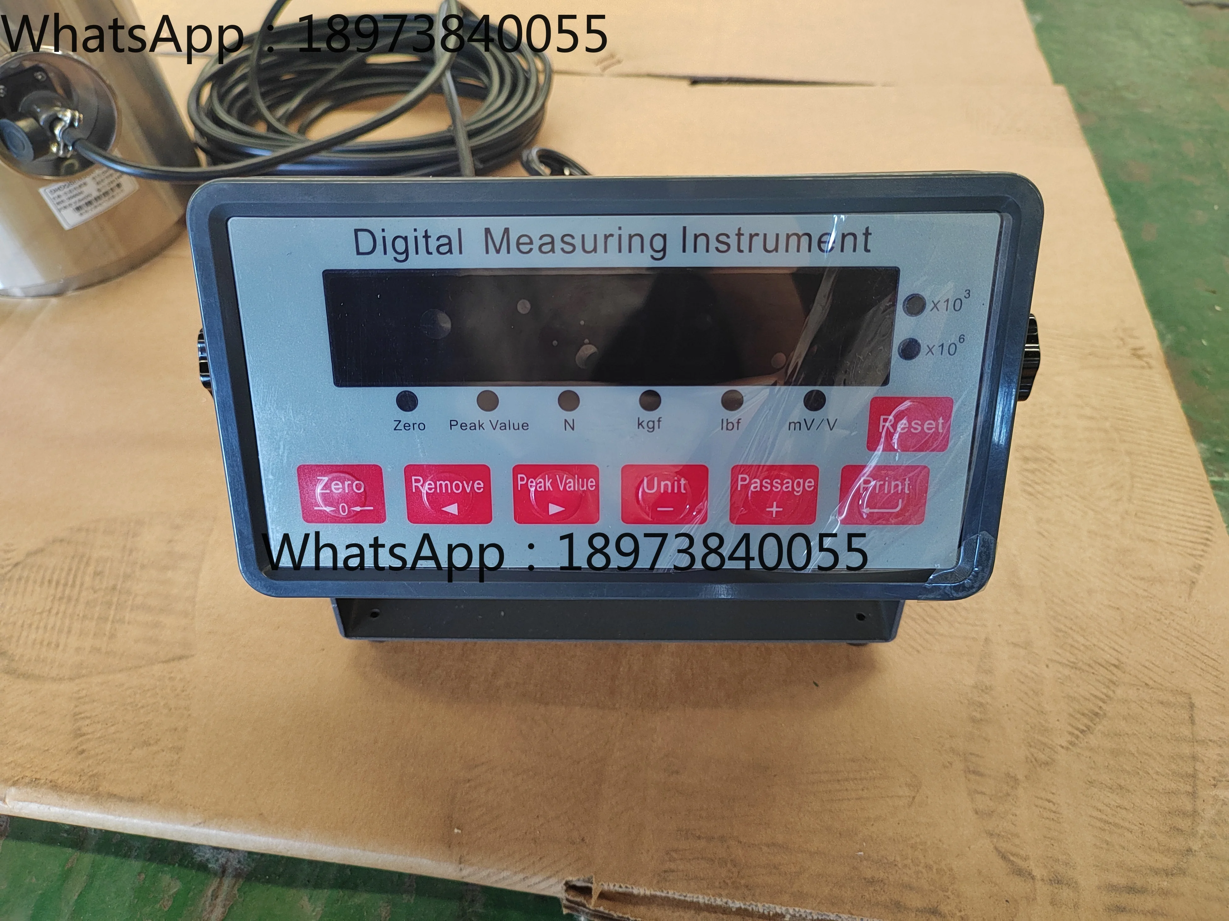 500kn 1000kn 2000kn Compression Load Cell and Indicator Set
