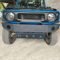 Jimny Sierra JB74 Steel Front Bumper Bull Bar Jimny Accessories  Front Bumper For Suzuki Jimny JB74 2024 2023 2022 2021 2020