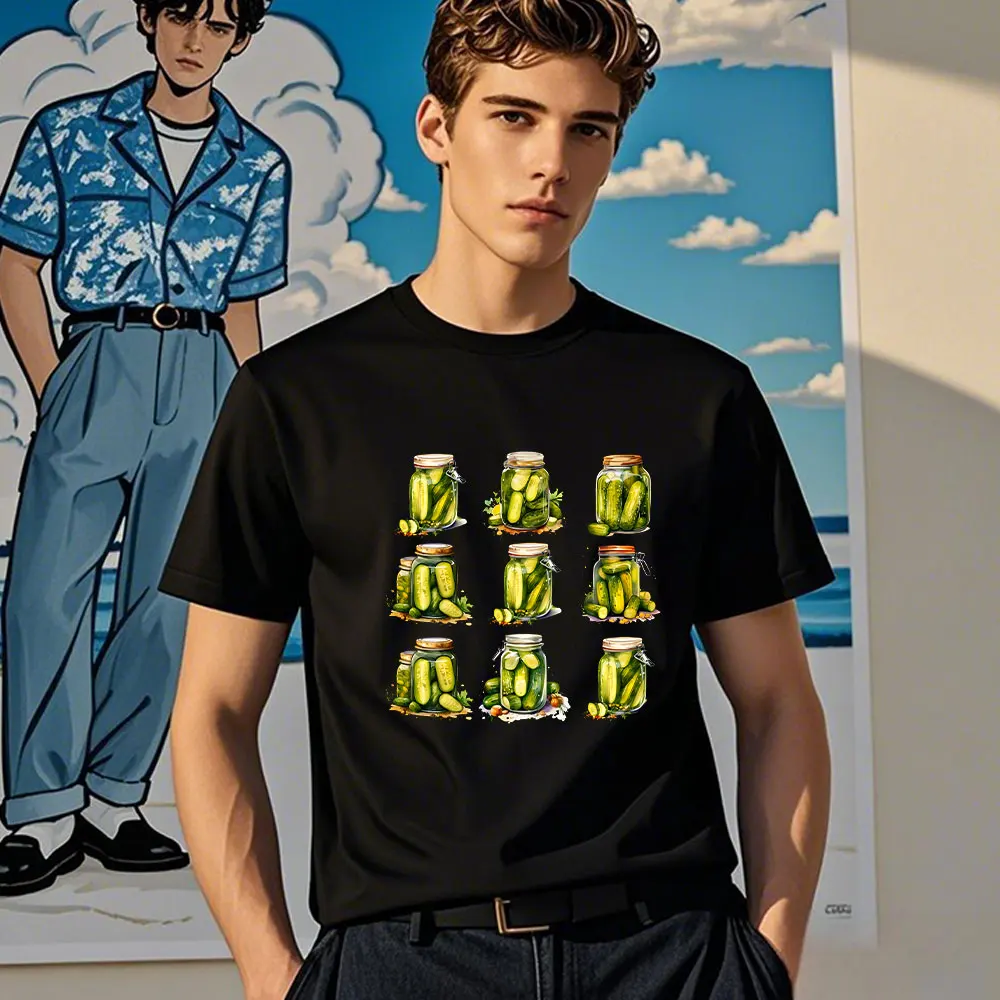 Funny Pickled Cucumber T-Shirt Pickle Lovers Shirt Cucumber Meme Shirt Humorous Meme tee Funny Vegetable Lovers Vegetable Tshirt