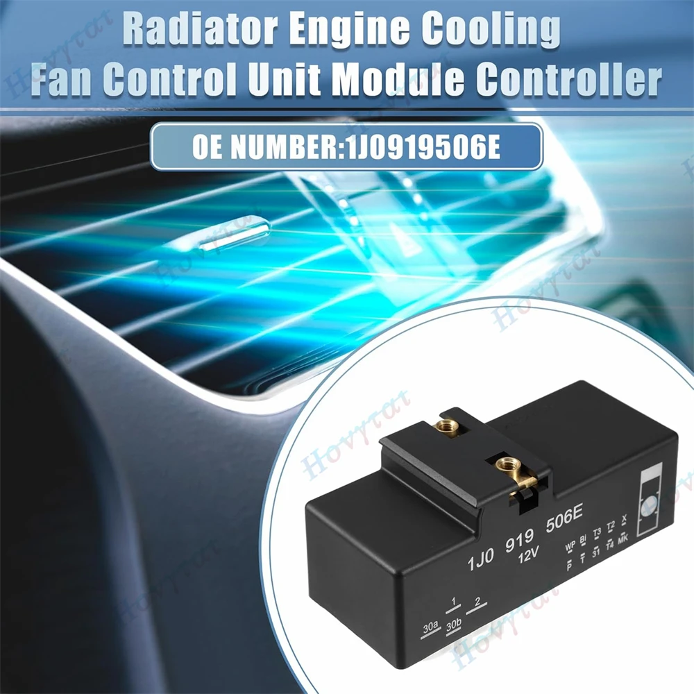 

Electric Cooling Fan Control Module Relay Radiator Unit Fit for Audi A4 Quattro TT for Volkswagen Golf Beetle 1999 1J0919506E