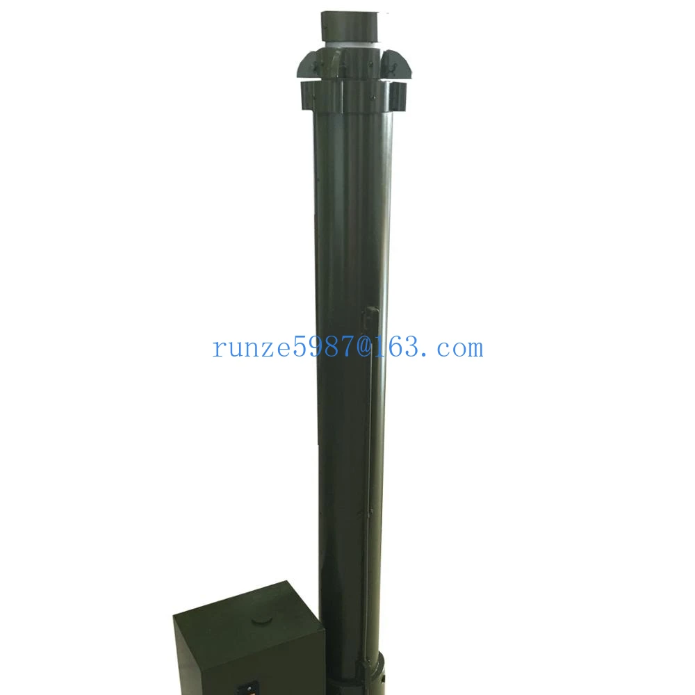 2m Motorized telescopic mast for machine tools accessories