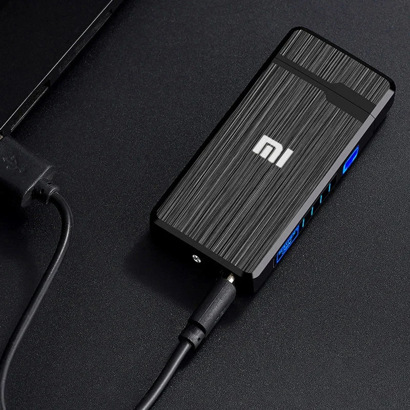 Xiaomi Electric Lighter Dual Arc USB Windproof Flameless Cigarette Lighter Rechargeable Lighter Touch Sensor Gifts for Men