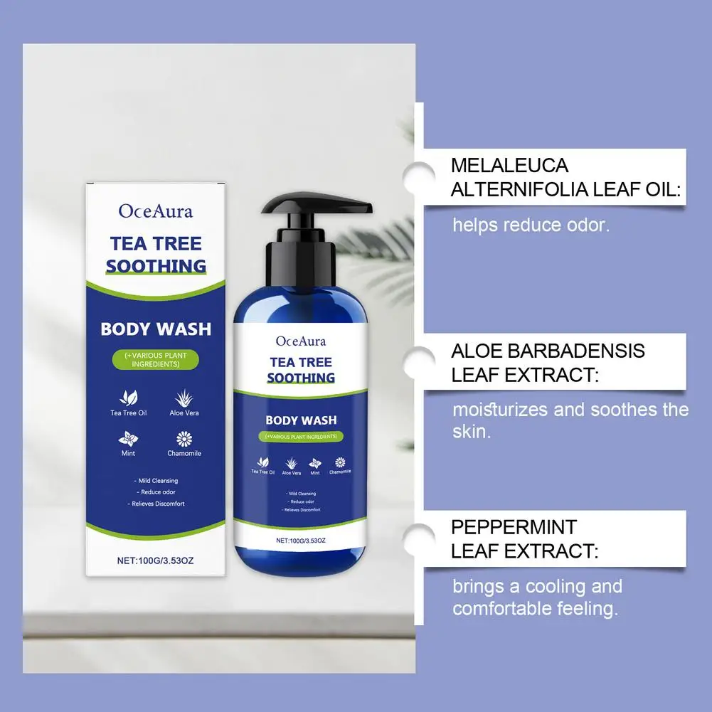 غسول الجسم المهدئ لشجرة الشاي 100 جرام #4