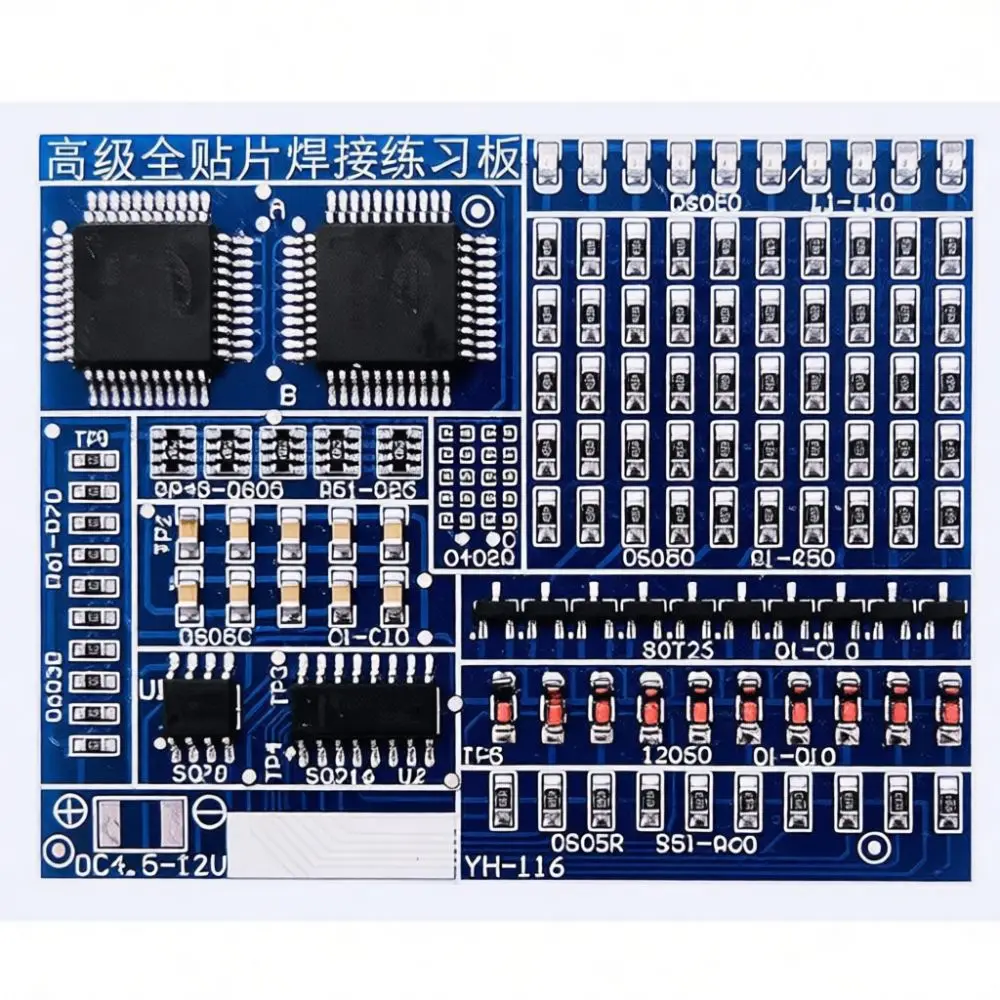 PCB Assembly Practice Board SMT Soldering Kit Diy Electronics Project Training For Students Electrical Engineering Teaching Aids