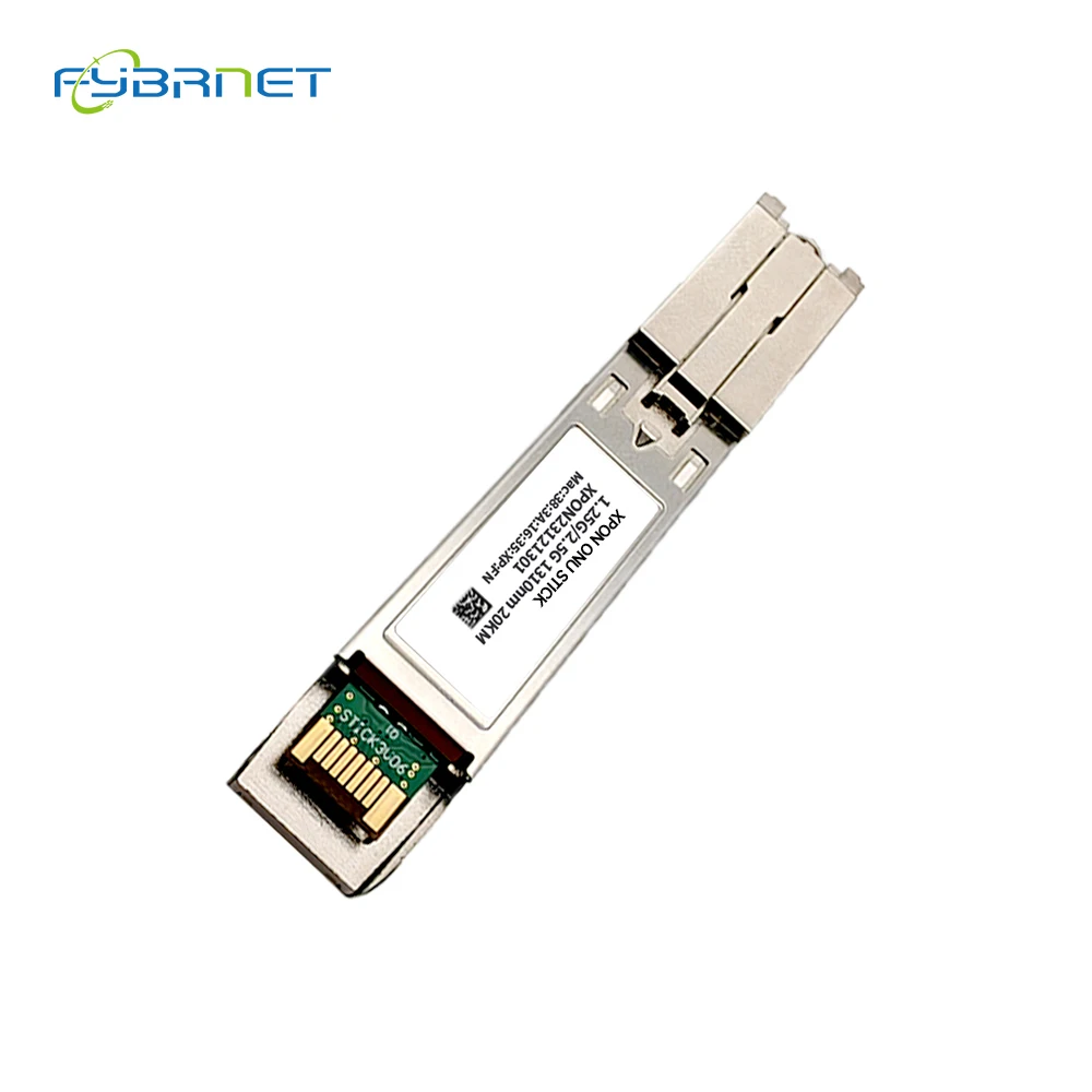 XPON SFP ONU Stick 1.25G/2.5G 1310nm/1490nm With MAC PoE IPoE HGU SC Connector DDM pon module 20km SC Connector Pon Module