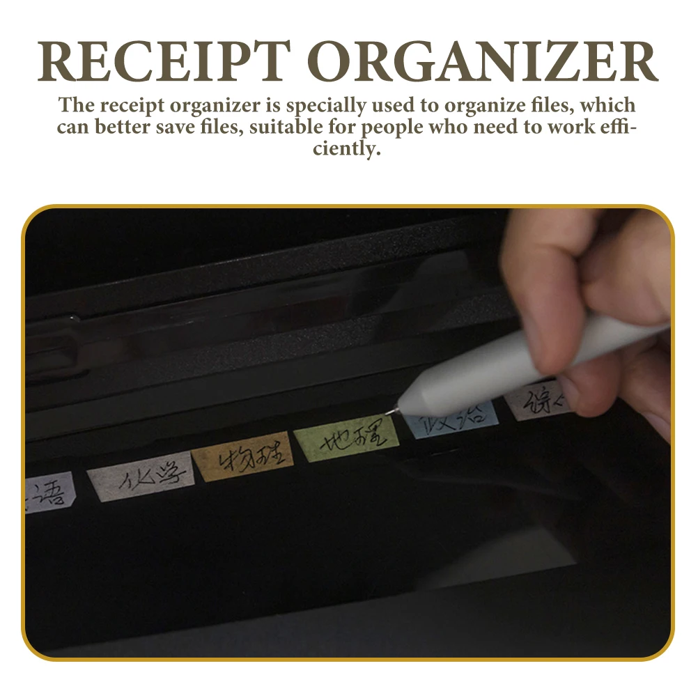 

Organ Bag Accordion Cash Organizer High Capacity Receipt Holder for Bills Business Cards Coupons Plastic Expandable Paper Holder