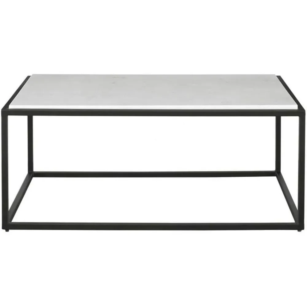 Coffee Table-16 Inches Tall and 40 Inches Wide, Decorative Contemporary Transitional Coffees Tables and Display, Coffee Table