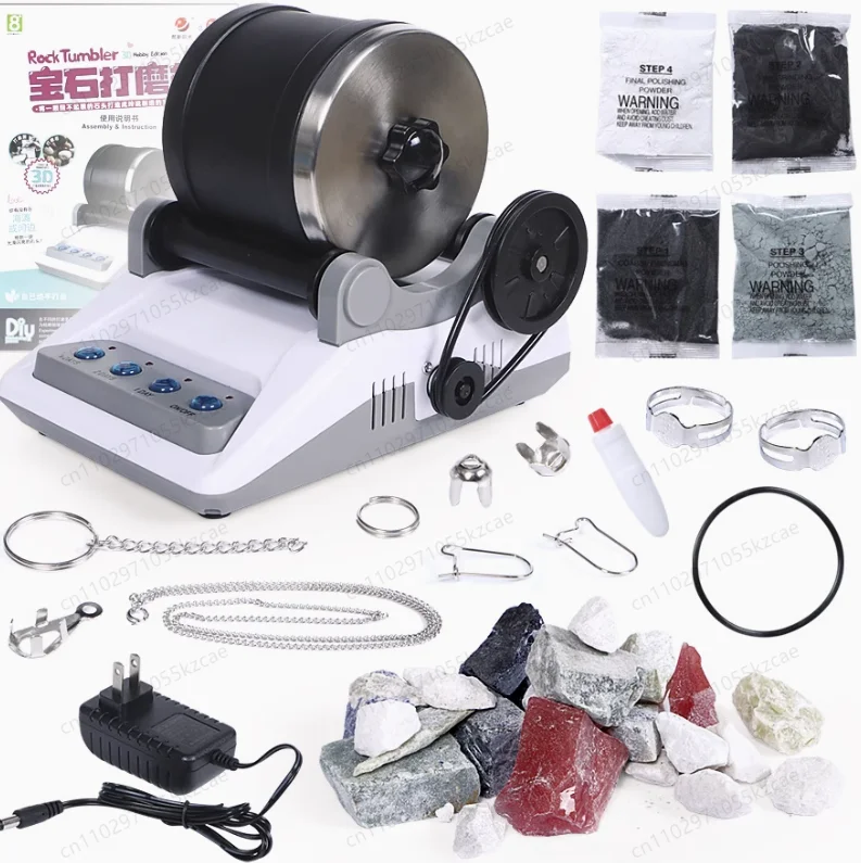 

HS-403 Fun Electric Gemstone Polishing Machine Physical Science Experimental Set DIY Stone Polishing Machine Experimental Toy