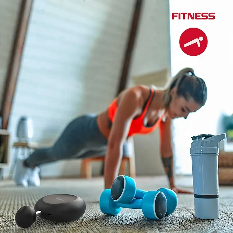 Factory Price Luxury Massage Mini Gun Round Shape Deep Muscle Tissue Massage Gun ABS HandHeld Relaxation Muscle Fascia Gun