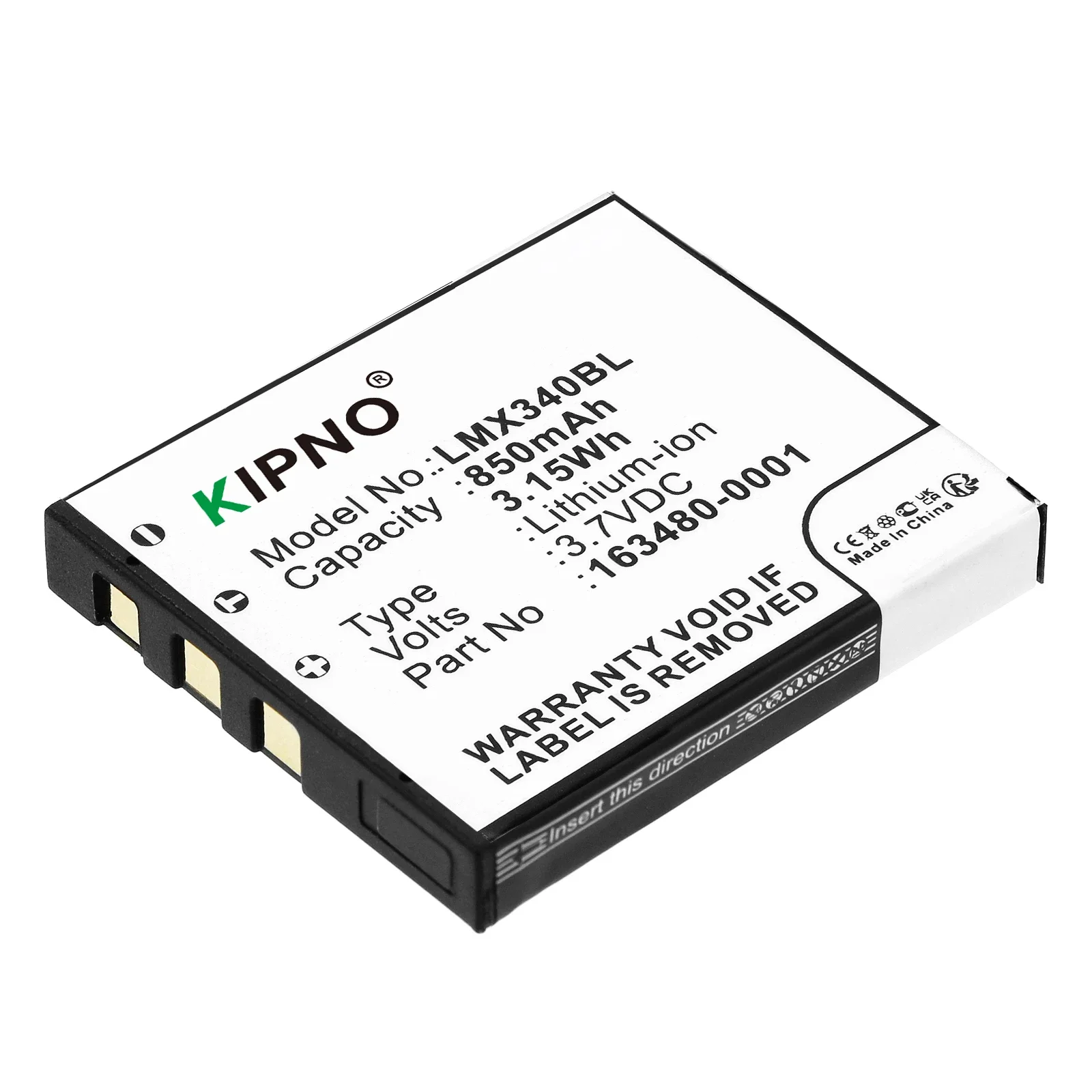 850mAH Battery Honeywell 50129434-001FRE 865037 HHPI363 LXE 163480-0001 8650A376 Voyager 1602G 8650 8670 LX34L1-G Bluetooth Ring