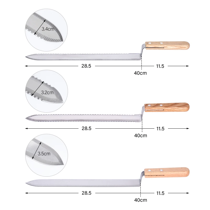 Herramientas de apicultura, cuchillo para destapar miel de abeja, raspador de colmena de abeja, equipo cortador para suministros de apicultor