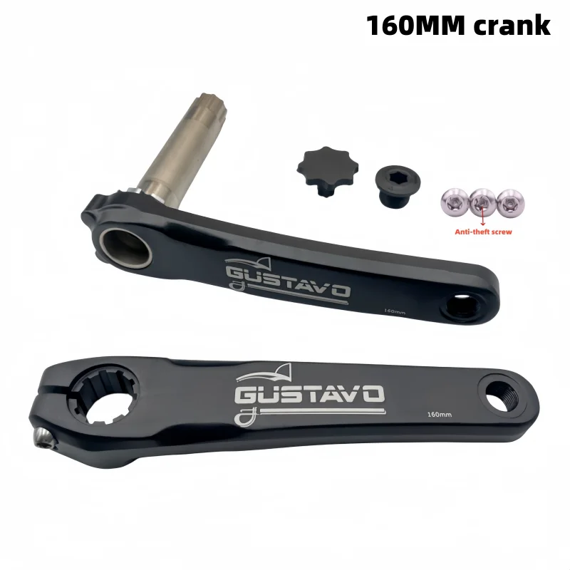 GUSTAVO Kinder-Fahrradkurbel für Direct Mount Kurbel Fahrradkurbelgarnitur 135 140 152 160 mm Fahrradteile – Detail 8