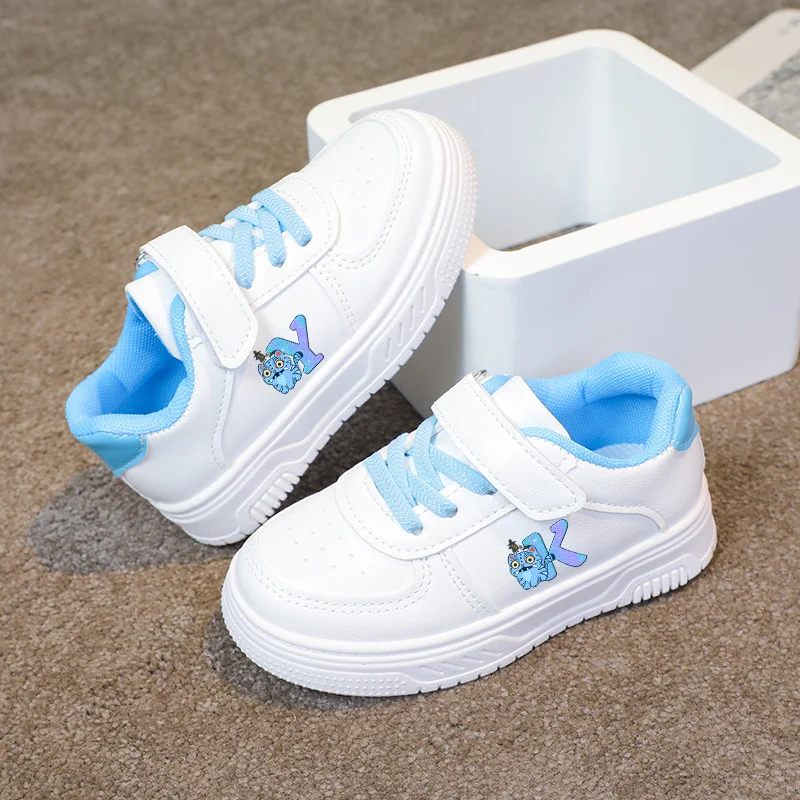 

Kpop Demon Hunters Students Fashion Casual Shoes Boys Girls Cute Board Shoe Cartoon Anime Letter A-Z Print Sneakers Party Gifts