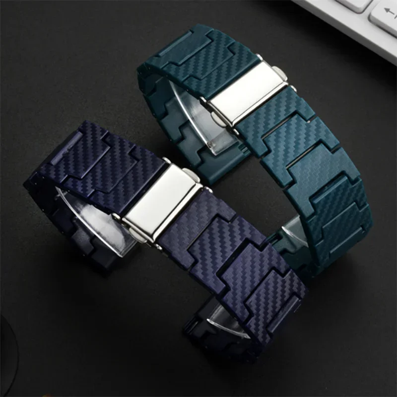 20 22MM Carbon Fiber Strap For Samsung Galaxy 4 5/classic 46mm/Active 2 40mm/44mm Gear S3 Bracelet Huawei watch GT/2e/3/Pro Band