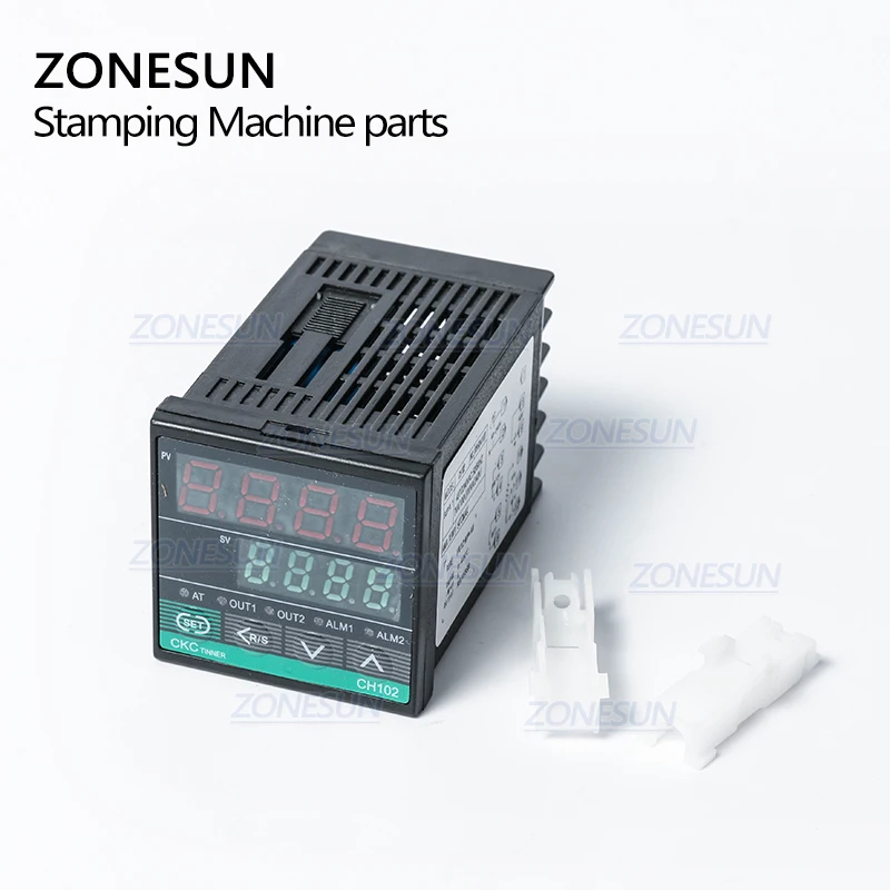 ZONESUN Hot Foil Stamping Machine Accessory Spare Parts Position Holder Foil Roll Holder T-Slot Workbench Heating Element