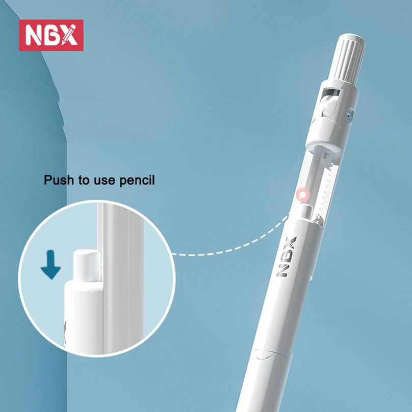 NBX – Boussole à crayon pour dessin, outil de géométrie et de maths, fournitures scolaires de dessin à crayon mécanique