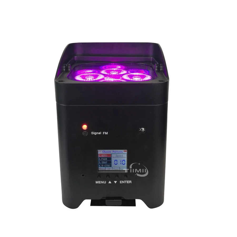 Imagem -05 - Led Stage up Luz Par com o Voo Case Bateria sem Fio 6x18w Rgbwa Mais uv 6in Bar Discoteca Festa Casa dj Profissional