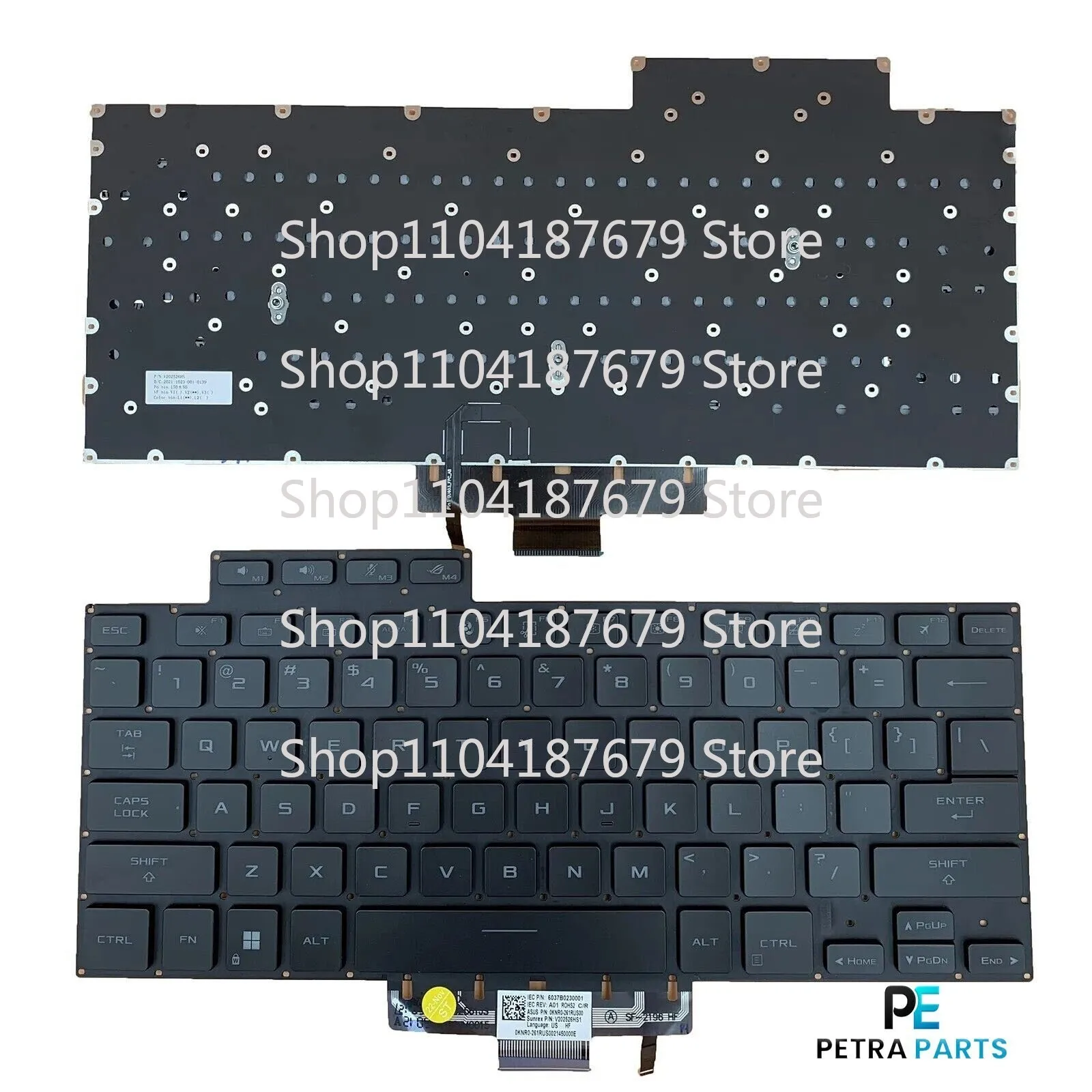 

1pcs for Asus ROG Zephyrus G15 2021 G15 GA503 GA503Q GA503QR Backlit US Keyboard
