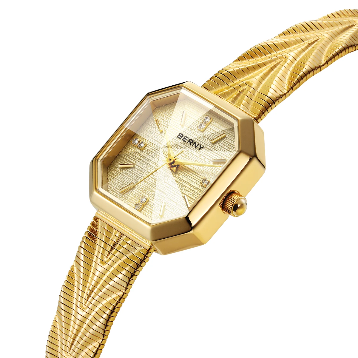 BERNY Gold Watch for Women Gri - Jewelry Watches Gold 评论和价格