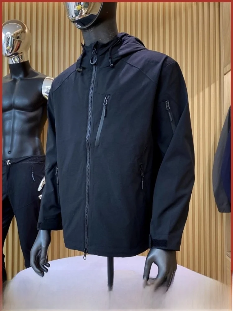 

Высококачественная мужская повседневная ткань с капюшоном и защитой от ветра, специальная фтористойкая ткань с защитой от ветра, 3D портной Spor Sle