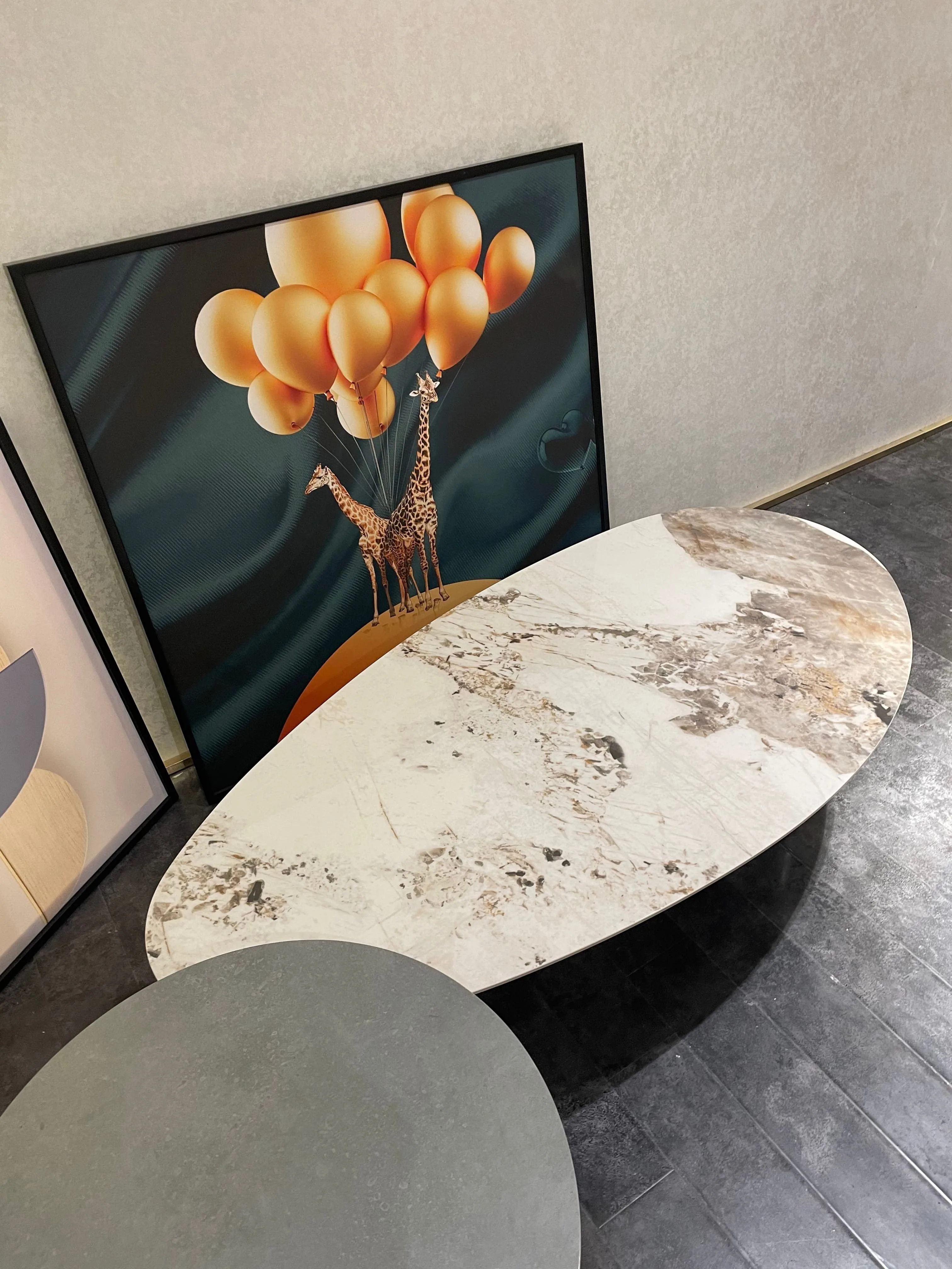 Home Goods Sofa Table Steel Center Table Marble Center Table