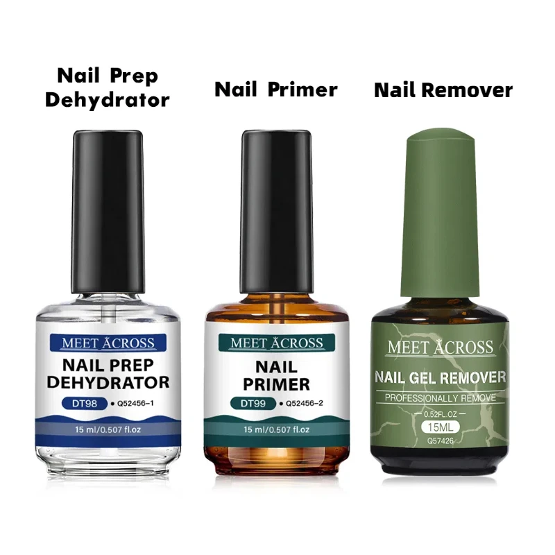 

15ml Fast Air Dry Nail Primer Free Grinding Nail Art Acrylic No-acid Primer Base Gel Polish Dehydrator Nails Burst Remove Gel