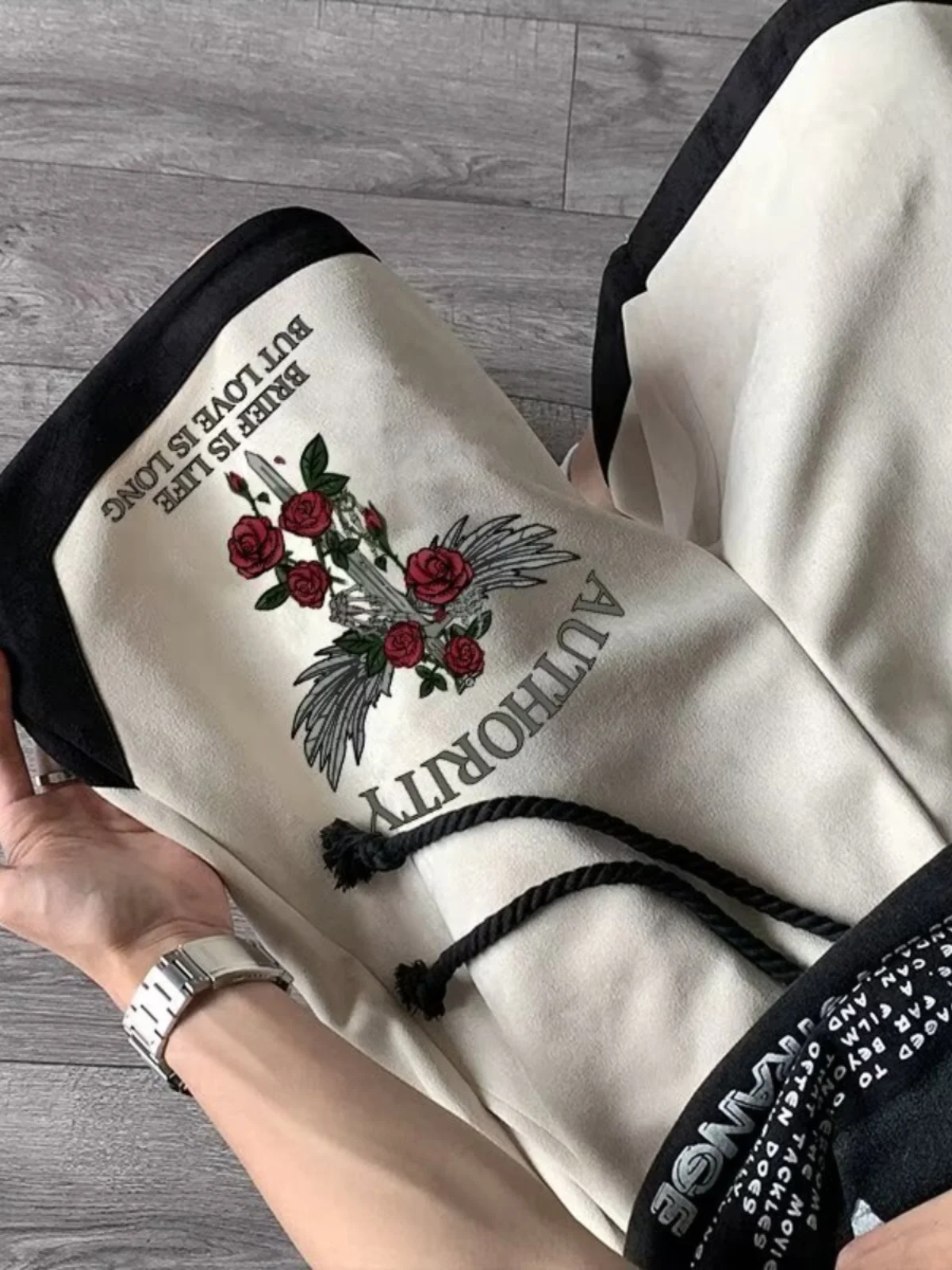

Тяжелые мужские лыжи, летняя уличная одежда, лоскутные пляжные брюки больших размеров, свободные дышащие повседневные брюки прямого кроя