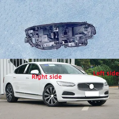 For Volvo S90 2016 2017 2018 2019-2022 Headlight Base Headlamp House Car Rear Base Auto Headlight Back House Headlamp Rear Shell
