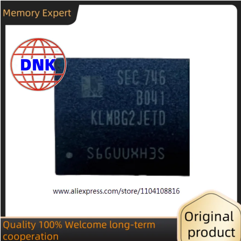 KLMBG2JETD-B041 New original BGA153 32GB MLC v5.1 memory chip IC