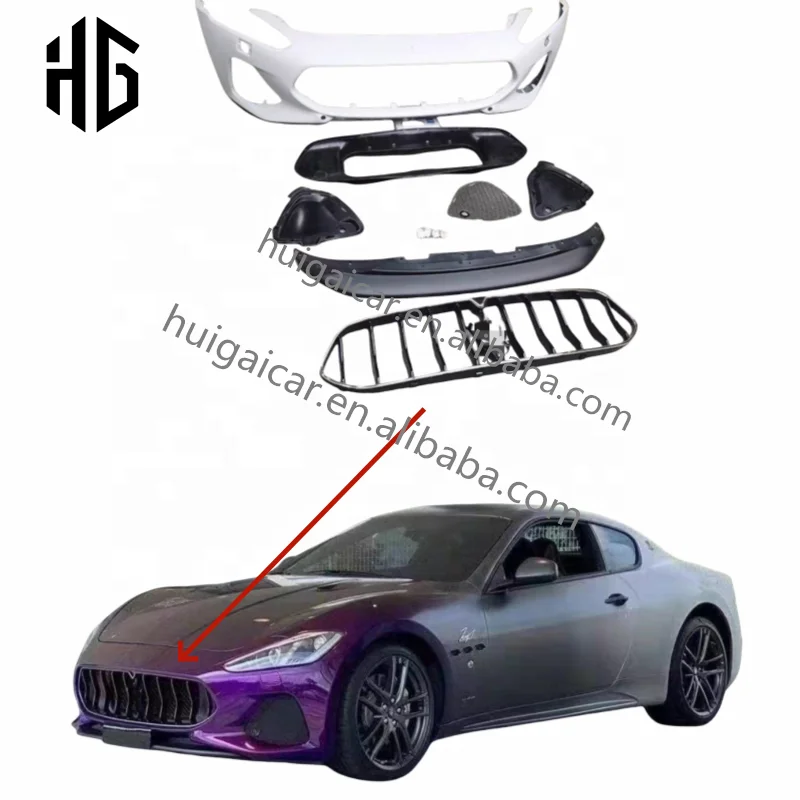 

Upgrade to Zeda Style Front Car Bumper Body Parts for Maserati GT GTS Zeda Style Bumper Kits