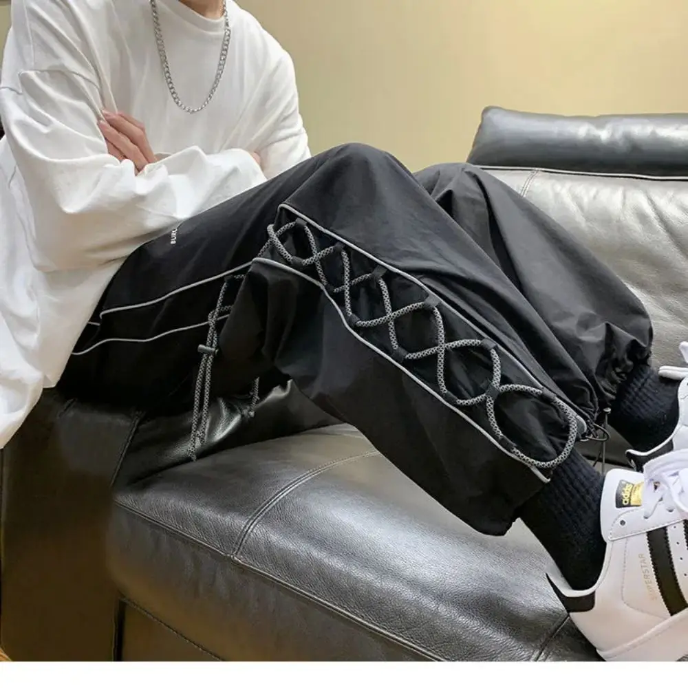 Pants Harajuku Sweatpants Fashion Joggers Skateboard Pants Streetwear White Cargo Pants Men Oversize Wide