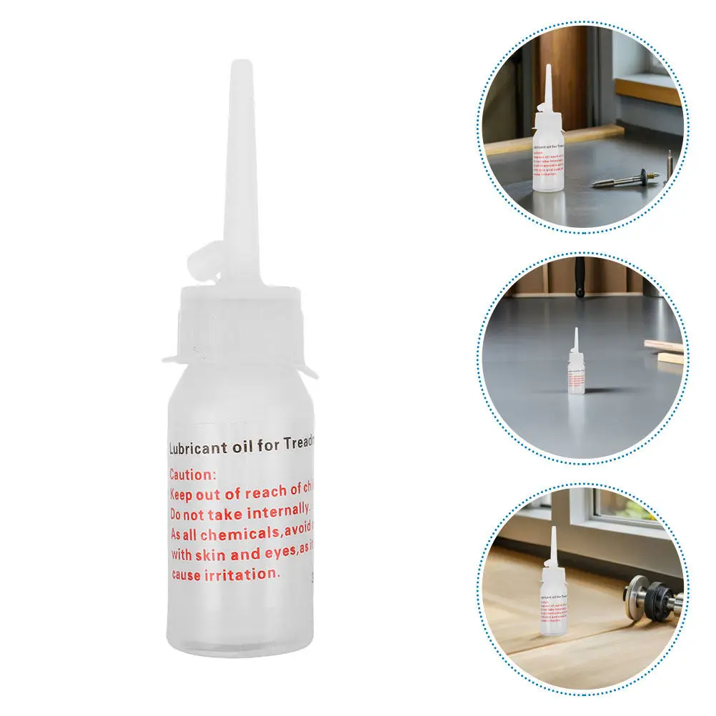 5 Bottles Treadmill Oil Belt Lubricant Silicone Formula for Belt Friction Reduction Effective Treadmill Cleaning Oil Maintenance