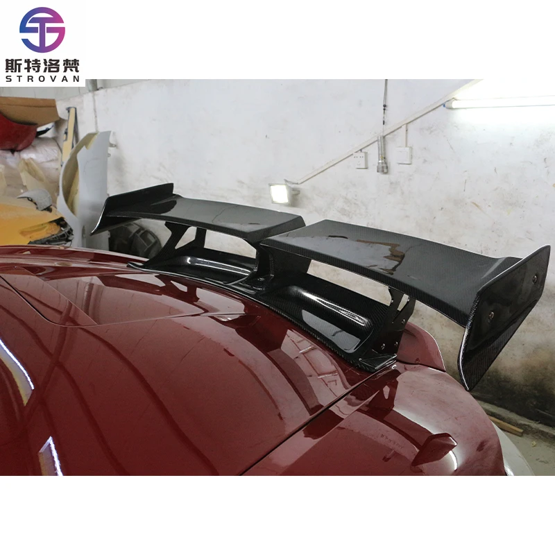 

STLF CLRAK Car Upgrade Wet Carbon Fiber Tail Decorative Panel New Condition Fit Suitable for 2012-2016 718 981 YG Style