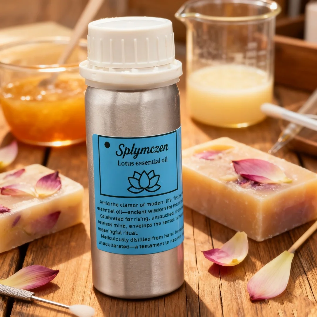 Óleo de lótus azul puro natural para difusor de palhetas, fragrância doméstica, óleo perfumado de aromaterapia para quarto, escritório, meditação de ioga