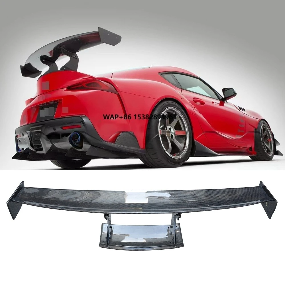 

VRS-2 Style Spoiler Wing Carbon Fiber for SUPRA Supra A90 A91 MK5 2020UP Rear Trunk Tail Boot Lip Car Styling