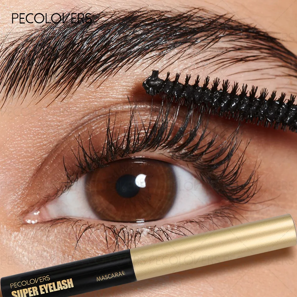 2 stücke Schnell Trocknende 3D Schwarz Mascara Wasserdicht Verlängerung Curling Langlebige Wimpern Make-Up Schönheit Augen Kosmetik
