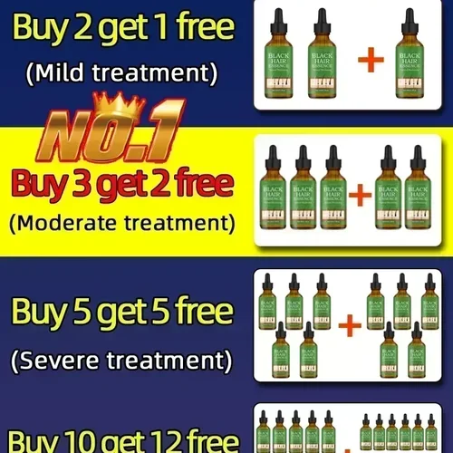 안티 그레이 헤어 에센스 세럼 트리트먼트, 자연스러운 헤어 컬러 복원, 건강한 화이트에서 블랙 헤어 복원  Best5