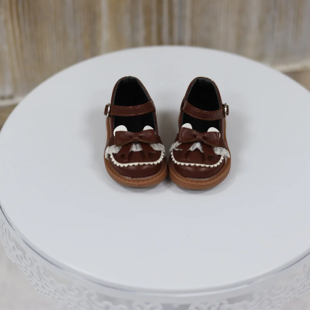 

Кукольная обувь BJD 1/4, милая маленькая кожаная обувь с бантом, аксессуары для кукол BJD