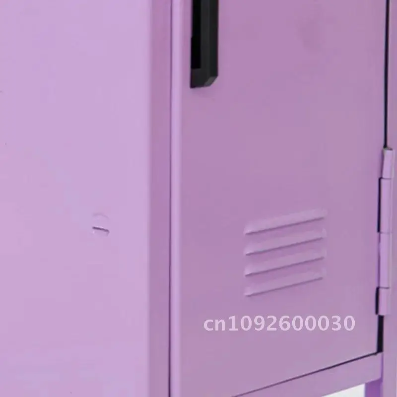 Iron Other Box Dormitory Storage Cosmetics Paper Money Keys Cards Storage and Cabinet Mini Desktop Locker Small Bank Items