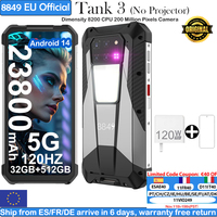 8849 Tank 3 ruged Smartphone 23800mAh 5G Outdoor Cell Phone unlocks 32GB RAM + 512GB ROM \