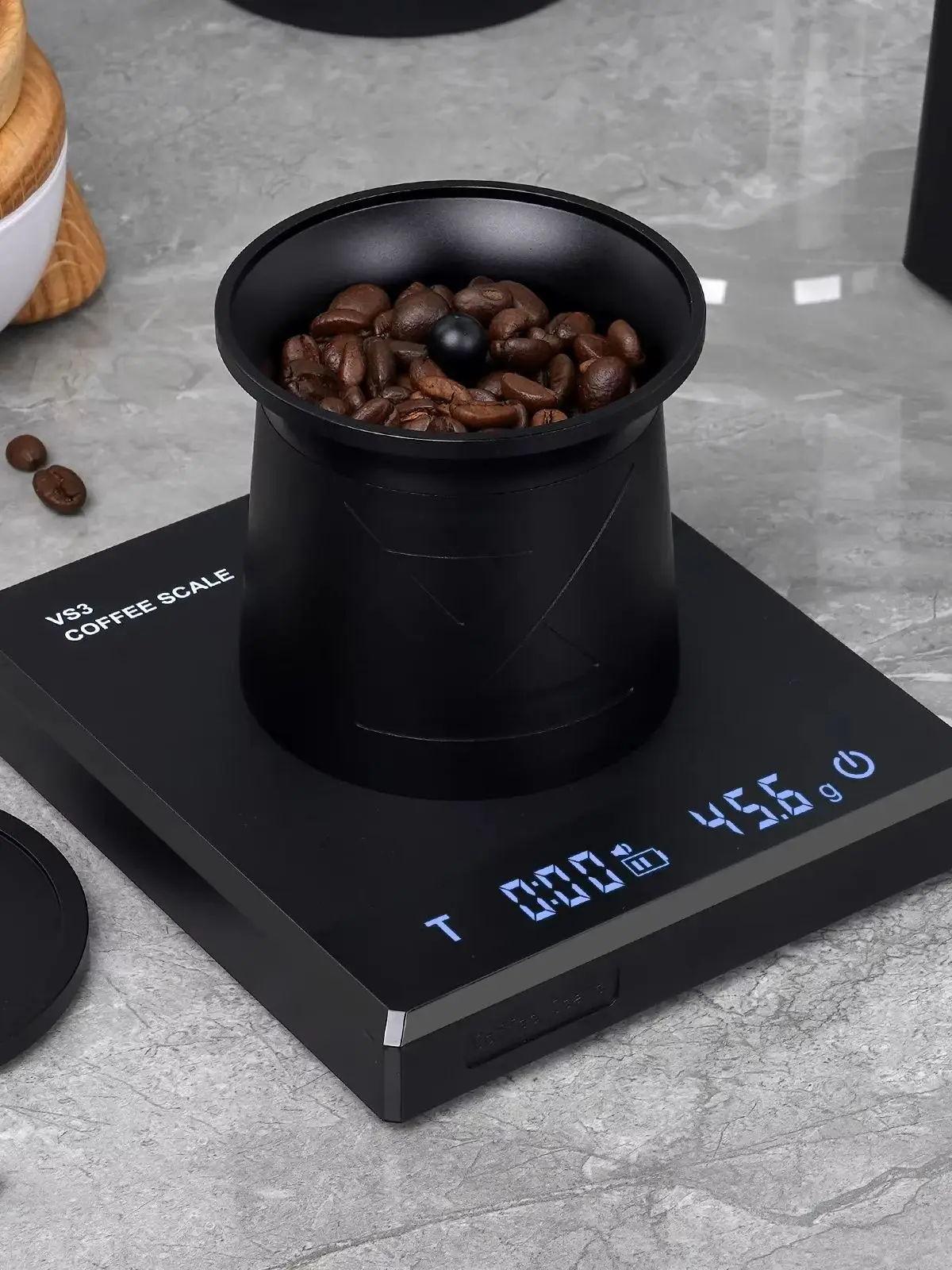 IKAPE Coffee Blind Shaker, espressopoederontvangerbeker, koffiepoederontvangercontainer voor 51/54/58 mm portafilters (z-grafs) - afbeelding 2