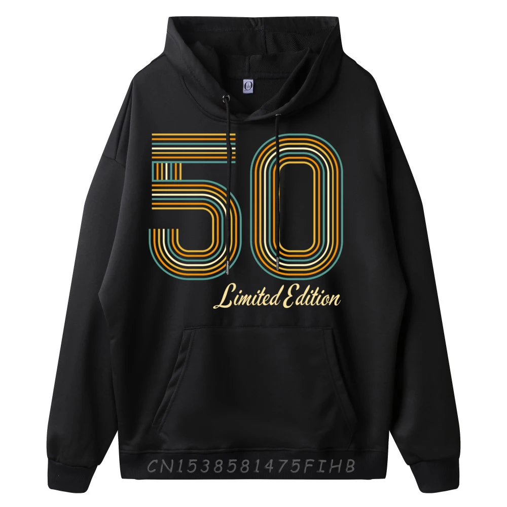 50th birthday men vintage 50 years Limited Edition 1974 Mens Designer Hoodies Hoodies Homme Printed