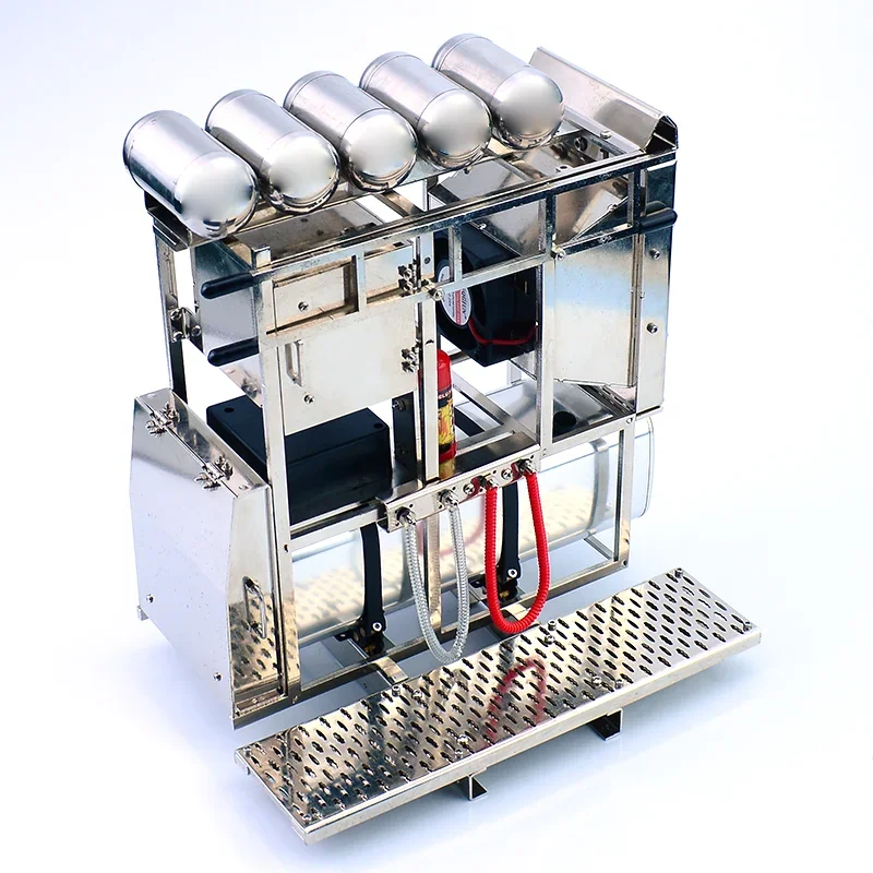 Boîte à outils de réservoir de gaz de support d'équipement de Simulation en métal pour 1/14 Tamiya RC camion SCANIA 770S VOLVO BENZ Arocs MAN TGX voiture