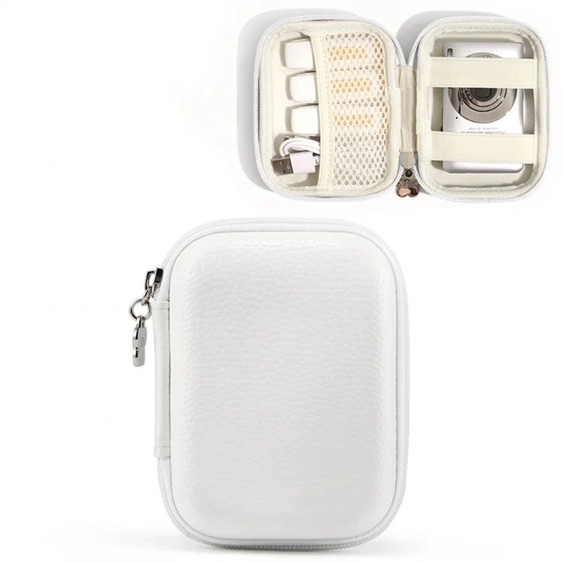 Pink Travel Camera Bag for CAMKORY | Compact Holder with Mesh Pocket for Accessories & SD Cards
