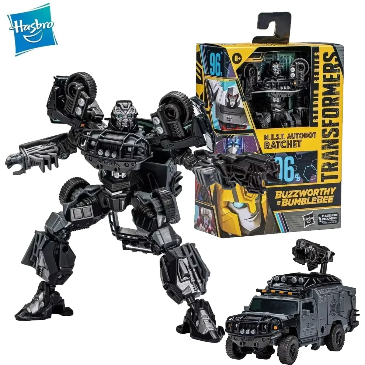 Hasbro Transformers Series BB96 N.E.S.T Ratchet Buzzworthy Bumblebee Ambulance Action Figure Model Toys Children Toys Hobby Gift