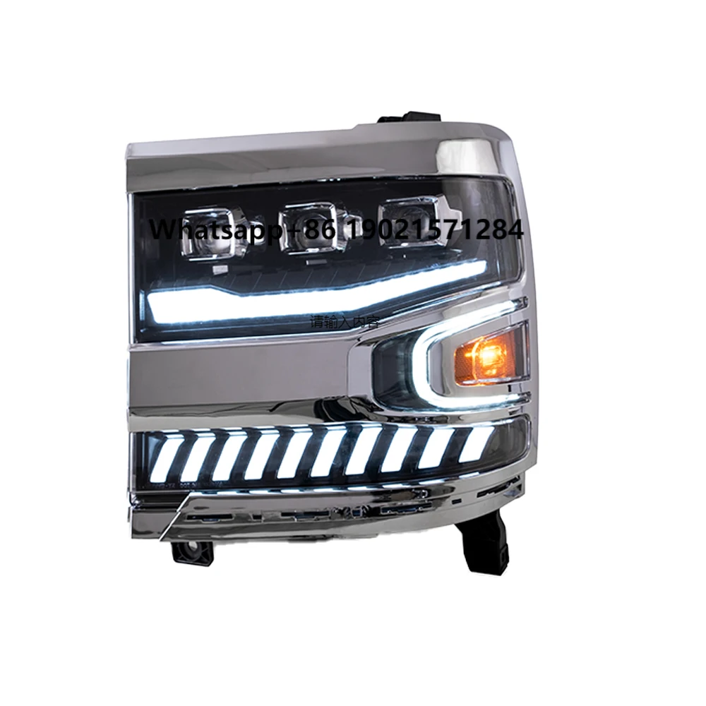 

Auto Headlights for Chevrolet Silverado 2016-2018 LED Car Front Lamp Assembly Upgrade Projector Lens Dynamic Lights Accessories
