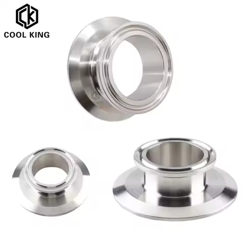1" 1.5" 2" 2.5" 3" 4"Tri Clamp Reducer End Cover SS304 Flange 50.5 64 77.5 91 119mm Ferrule Sanitary Homebrew Beer Pipe Fitting