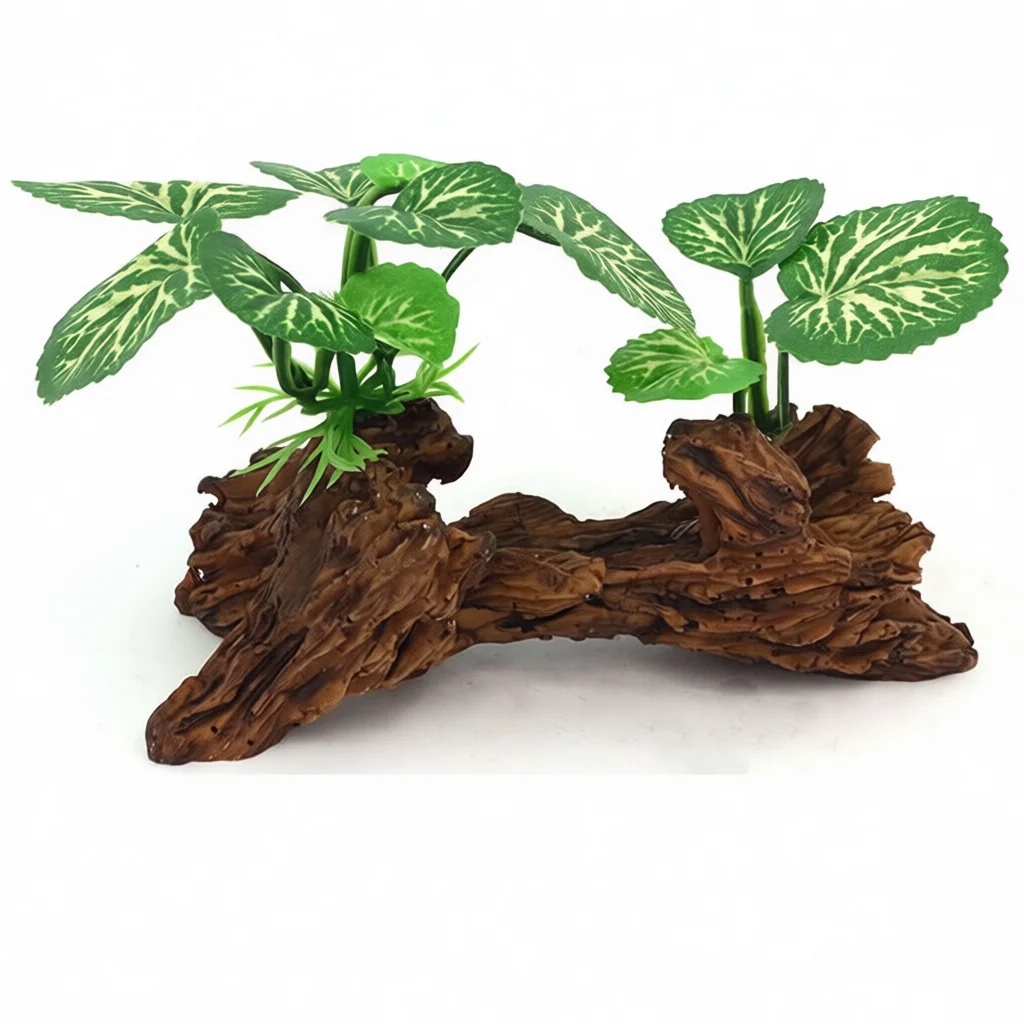 Aquarium Planted Tank Setup - Fish Tank Landscaping Decoration Artificial Plastic