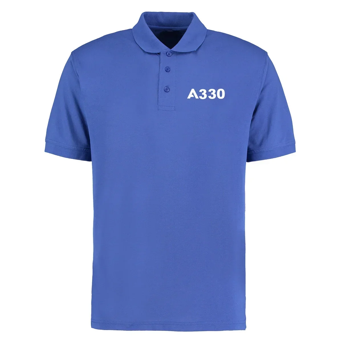 Aviation Aircraft Casual Short Sleeve Loose A330 Cotton Polo Shirts Tops Tees Flight Pilots Men T-Shirts