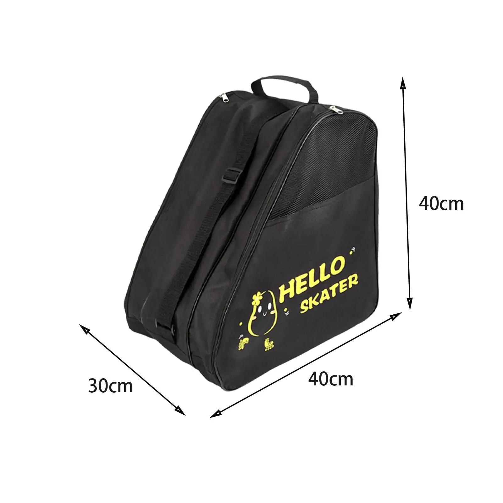 Roller Skates Storage Bag Carrier Bag for Figure Skating Shoes Men Training